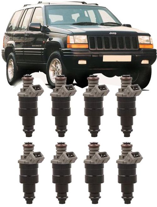 Kit 8 Bicos Injetores Dodge Dakota e Cherokee Sport - 53030778