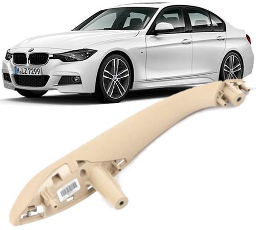Puxador Porta Traseira Esquerda Bmw 320i 325i 330i 328i 335i F30 de 2013 À 2019 - Bege Caramelo