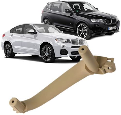Puxador Porta Direita Bmw X3 F25 e X4 F26 de 2011 À 2017 - Bege Caramelo