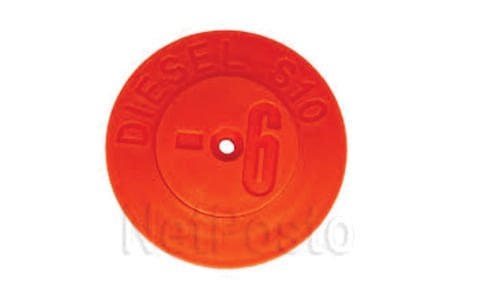 disco de identificação de combustível laranja diesel s10     / UN / Zarzur