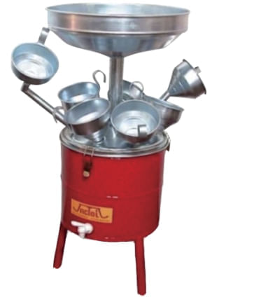 estante pingadeira capacidade 25l com 6 funis    / UN / Jactoil