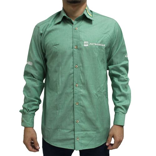 Camisa Social Gerente Manga Longa Masculina EG – BR Pista