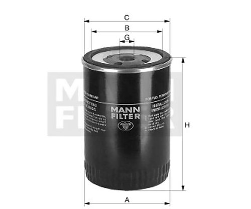 filtro de combustível wk 954/1x ford cargo cummins   / UN / Mann