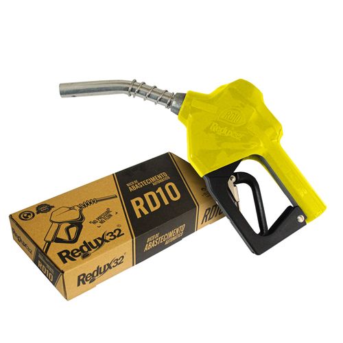 Bico automático para abastecimento RD10 amarelo, 'no pressure no flow', entrada 3/4", ponteira 1/2" - Redux32
