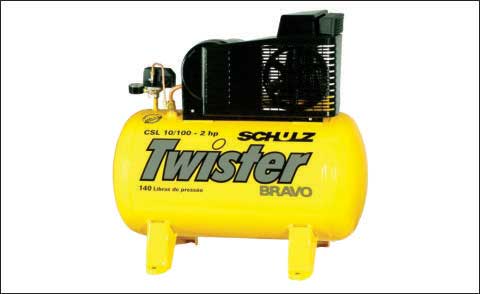 compressor csl10/100l 2hp 110/220 twiste     / UN / Schulz