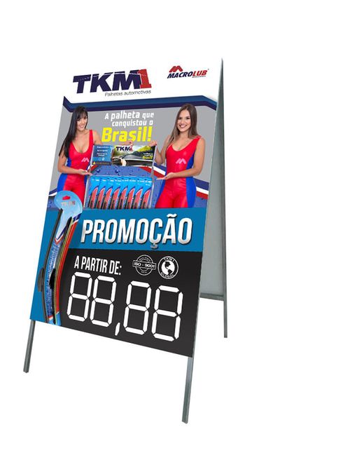 cavalete dupla face 0,66 x 1,00 tkm1     / UN / Banner