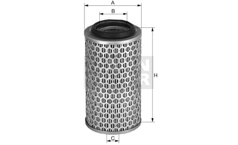 filtro de ar do motor c 311390 komatsu 6127      / UN / Mann