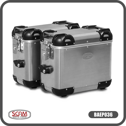 Bau Scam Lateral 36l Aluminio Polido Baep036