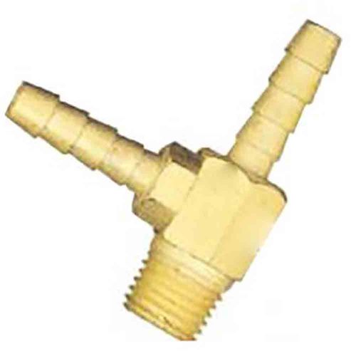 T para Compressor 02 Saidas Rosca 1/4 Espigao 1/4 - Lubefer