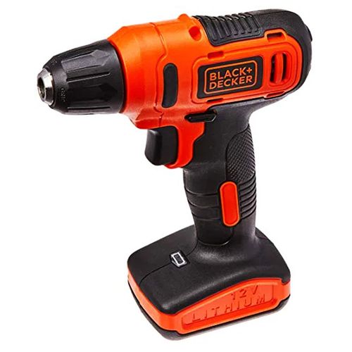 Furadeira Parafusadeira Bateria 12V Lithium Ion 3/8 Com 15 Acessórios E Maleta - Carregador Bivolt - LD12SP-BR -Black&Decker