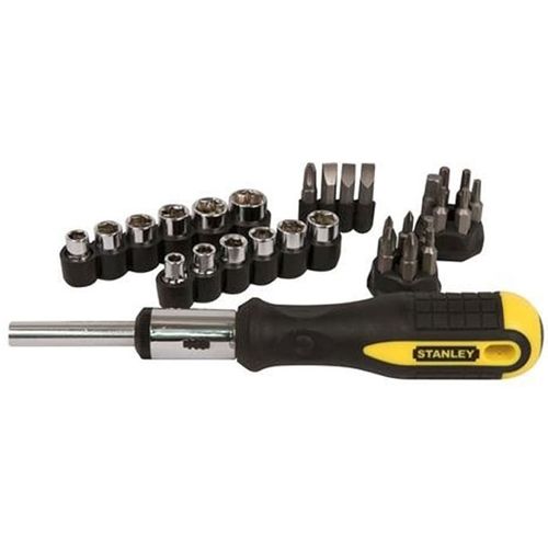 Jogo De Chave Catraca Multi Bits/Soquetes Com 29 Pecas - 54-925 - Stanley