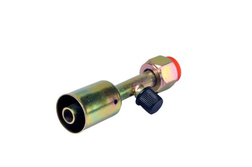 Conexao Reta Femea Aluminio 10mm Spring Lock Com Clip