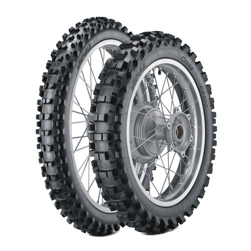 Pneu Moto Vipal Cross CR300 100/100-18 59M TT - Traseiro