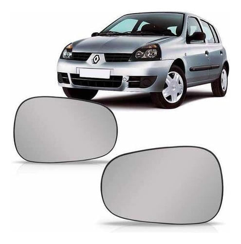 VIDRO RETROVISOR LD (C/BASE) / RENAULT CLIO 99-11 / SPJ EB224