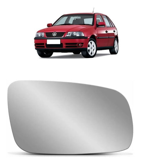Vidro Retrovisor Ld ( C/ Base) ( Grande) / Volkswagen Gol 99- G.iii / Spj Eb276 Vidro Retrovisor Ld ( C/ Base) ( Grande) / Gol 99- G.iii / Spj Eb276