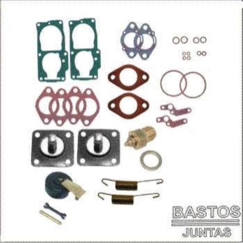 KT CARBURADOR COMP FUSCA BRASILIA KOMBIDP ALC KT CARBURADOR BR/FUS/GL/KB 2 CARBURADOR AL BASTOS   Jogo