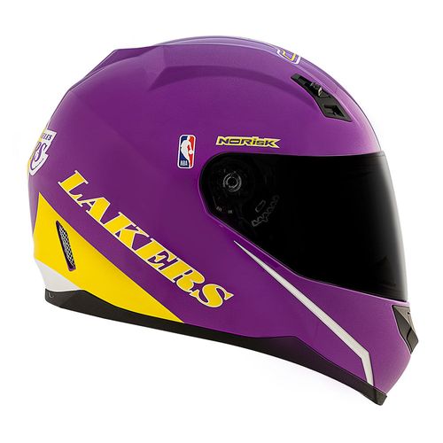 capacete NORISK FF391 STUNT NBA LA LAKERS ROXO