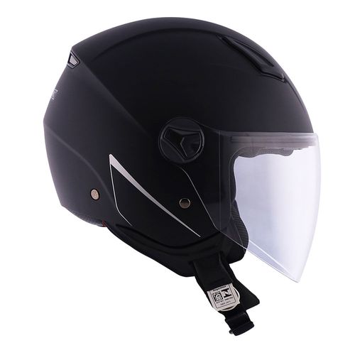 capacete NORISK ORION MONOCOLOR PRETO FOSCO