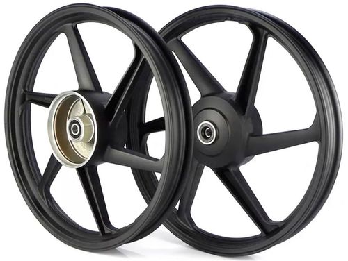 Roda Titan 125 Fan 125 2009 a 2013 a lona Palitos Preta Par Scud