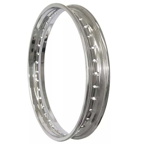 Aro Roda Nx150 Nx200 Xlr125 Lander 250 Tenere 250 Titan largo 215x18 Ferro Traseiro Cromado
