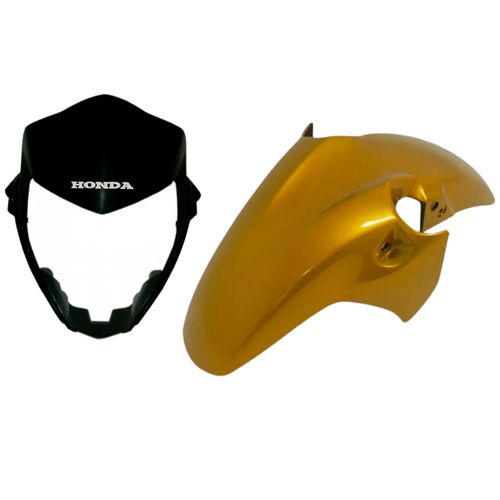 Paralama Com Carenagem Frontal Cb300 Dourado