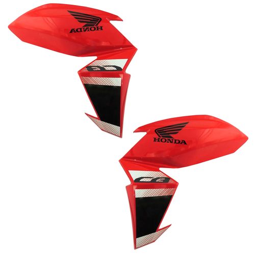 Aba Tanque Cb250 F Twister Vermelho 2018 Par Original