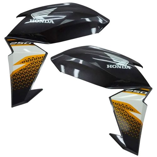 Aba Tanque Cb250 F Twister Dourada 2020 Par Original