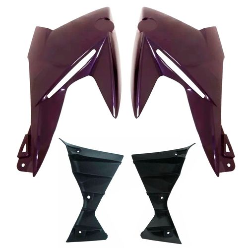 Aba Tanque Fazer 250 Roxo 2011 A 2013 Com Complemento Par