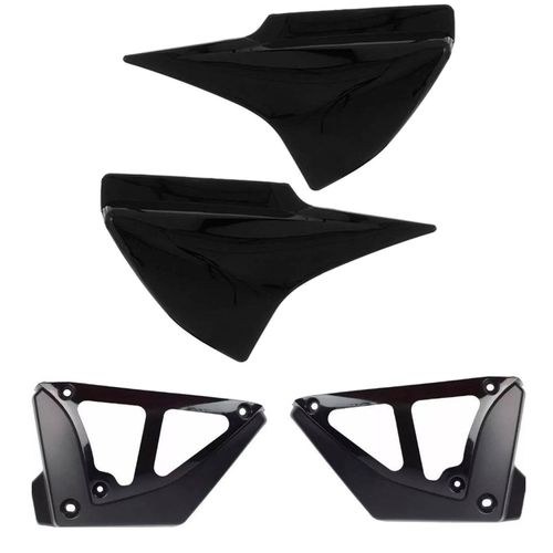 Tampa Lateral Com Complemento Titan150 Preto 2004 A 2008