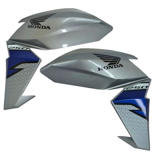 Aba Tanque Cb250 F Twister Prata 2019 Par Original