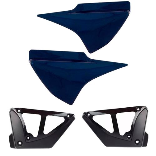 Tampa Lateral Com Complemento Titan150 Azul 2005 E 2006