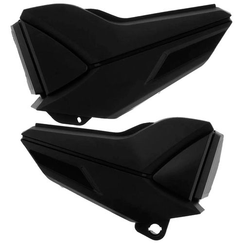 Tampa Lateral Fazer 150 Preto Injetado Par