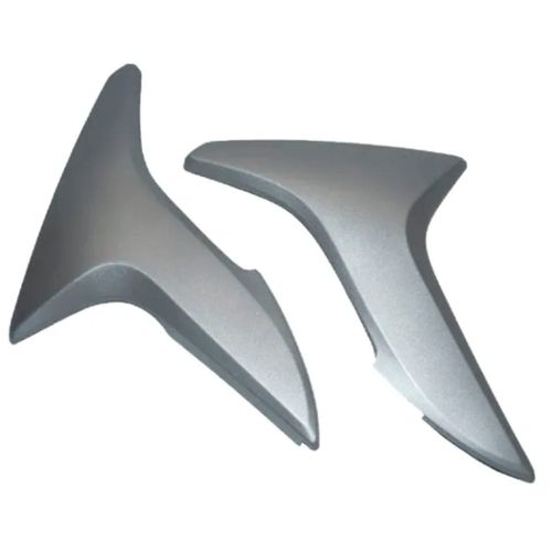 Tampa Lateral Titan 150 11/13 Prata Fosco Par