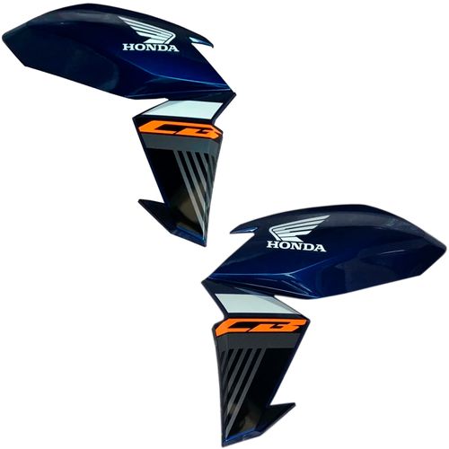 Aba Tanque Cb250 F Twister Azul 2020 Par Original