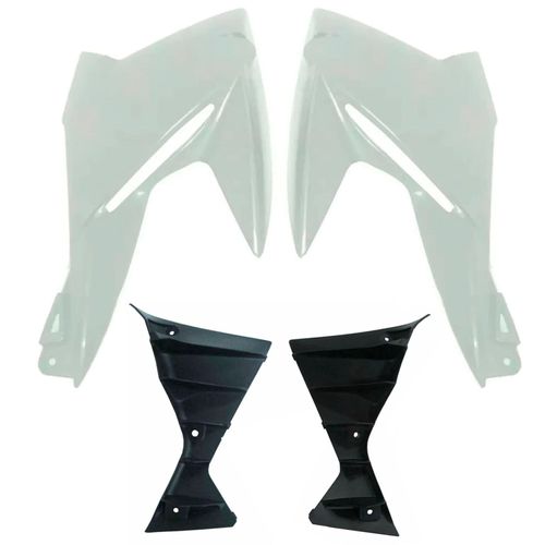 Aba Tanque Fazer 250 Branco Blueflex 2014 2015 Com Complemento Par