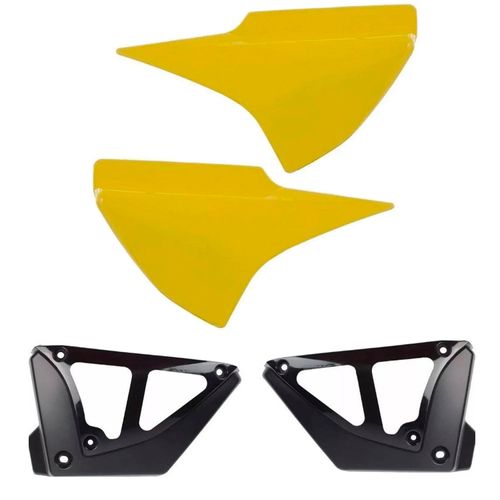 Tampa Lateral Com Complemento Titan150 Amarelo 2004 A 2008