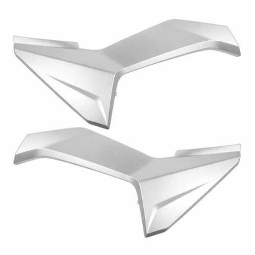 Tampa Lateral Carenagem Titan 160 Ex 2016 a 2018 Prata Claro