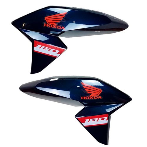 Aba Tanque Titan 160 Azul Petróleo 2020 2021 Adesivada Par