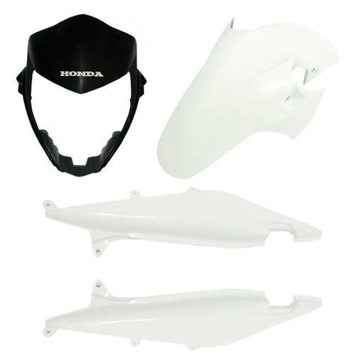 Paralama Carenagem Do Farol Original E Rabeta Cb300 Branco 2012 E 2015