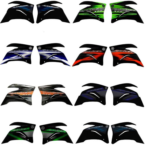 Aba Tanque Xtz250 Lander Preta Adesivada Par