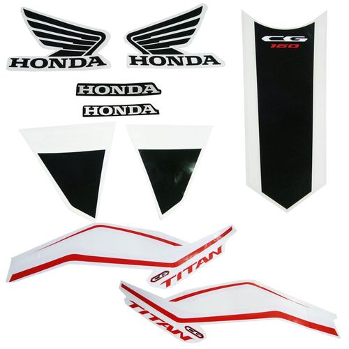 Faixa Adesiva Titan 160 2019 Coloridas