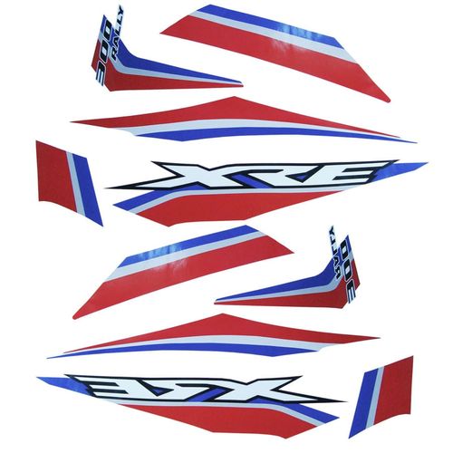 Faixa Adesiva Xre300 Branca 2018 Adventure Rally