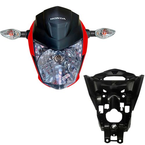 Farol Fan 160 2022 Kit Frontal 22 Com Suporte E Pisca Cores