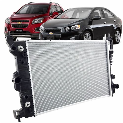 Radiador Magneti Marelli Chevrolet Sonic 1.6 2012 em Diante Tracker 1.8 2014 em Diante Câmbio Manual e Automático