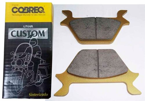 Pastilha Freio Harley Davidson Fat Boy 90/99 Dyna Low Rider 93/99 Super Glider 90/99 Traseira Cobreq