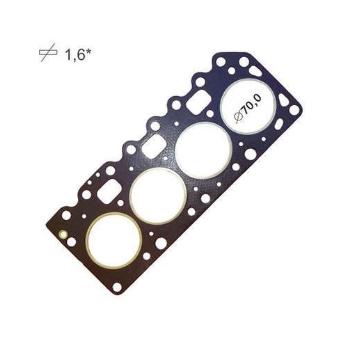 JUNTA DO CABECOTE - CILINDRO OVAL FORD FIESTA KA ENDURA NACIONAL 1.0 APOS 1996 N ORIG 97BM 6051 A2A - BASTOS