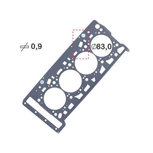 JUNTA DO CABECOTE -VW JETTA/GOLF /NEW BEETLE 2.0 TSI TFSI CJEB |CJSA |CPPA |CPLA - BASTOS