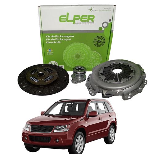 Kit De Embreagem C/ Atuador Grand Vitara 2.0 16v 2016 Elper - 68101 - 90338