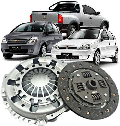 Disco e Plato de Embreagem Corsa Montana Meriva 1.8 8V de 2003 À 2012