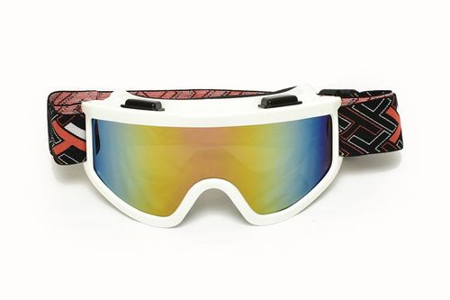 Óculos Mattos Racing Mx Com Lente Espelhada - Branco